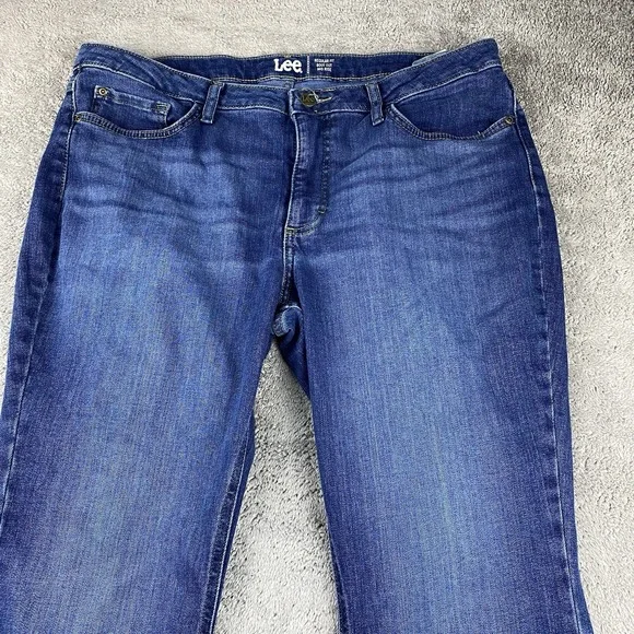 Lee Women's Dark Blue Boot Cut Jeans - Picture 3 of 12